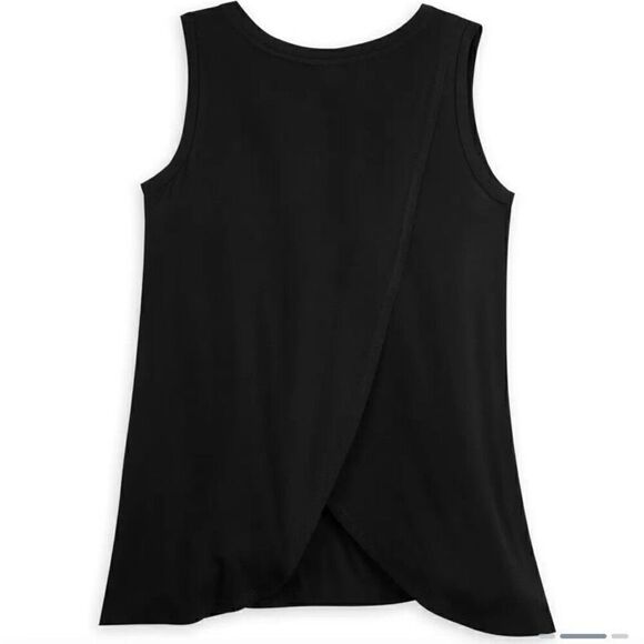 Disney Minnie Mouse Silhouette Tulip Cut Scoop Neck Tank Top NWT Size Small - Picture 2 of 8